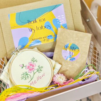 Personalised Diy Embroidery Kit, 8 of 10
