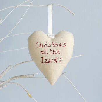 Personalised Heart Christmas Tree Decoration Gift, 8 of 12