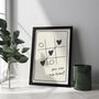 You Won My Heart Print | Romantic Wall Art, thumbnail 1 of 3