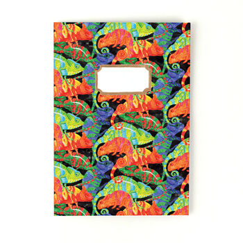 Camouflage Of Chameleons Print A5 Notebook, 7 of 11