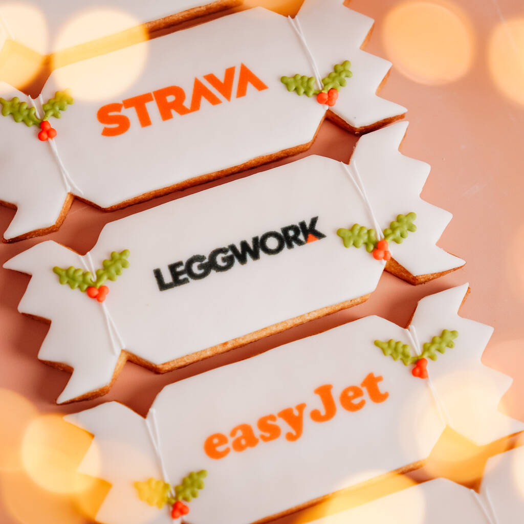 Logo Christmas Cracker Biscuit, 1 of 5