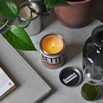 'Better Latté Than Never' Coffee Scented Candle, 4 of 5