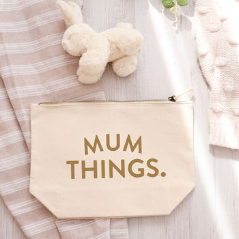 Mum Things Toiletry Or Make Up Bag Mother's Day Gift, 2 of 6