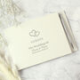 Personalised Hearts Design Guest Book And Pen, thumbnail 2 of 5