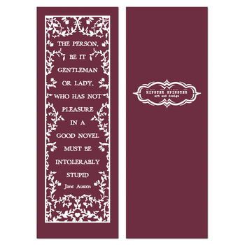 Literary Quote Bookmarks Set, 2 of 8