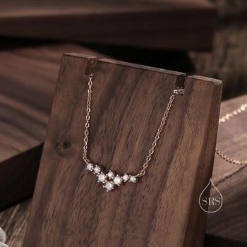 Sterling Silver Cz Constellation Necklace, 4 of 10