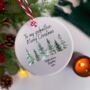 Personalised Godmother Merry Christmas Ornament, thumbnail 1 of 2