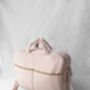 Pink Mini Check Camelia Handmade Maternity Bag, thumbnail 2 of 3