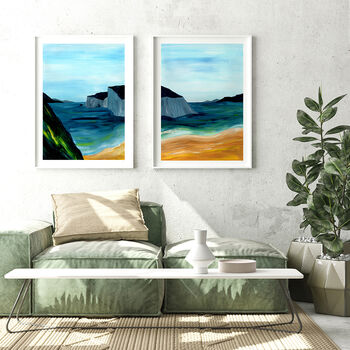 Seascape Painting Set Of Three, 5 of 10