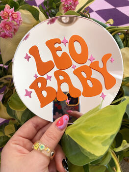 Leo Baby Star Sign Mirror, 3 of 3