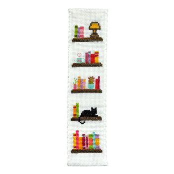 Book Lover Cross Stitch Bookmark Kit, 2 of 6