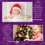 Baby's First Christmas Metal Frame Photo Decoration, thumbnail 3 of 3