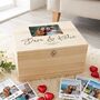 Personalised Couples Names Photo Keepsake Box, thumbnail 2 of 12