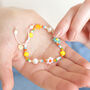 Colourful Flower And Pearl Beaded Bracelet, thumbnail 3 of 4