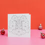 Set Of Five Illustrated Christmas Cards, thumbnail 4 of 8