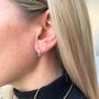 Soho Sterling Silver Mini Star Stud Earrings, thumbnail 2 of 4