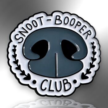 Snoot Booper Dog Nose Enamel Pin Badge, 3 of 8