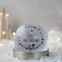 Personalised First Christmas Snow Globe, thumbnail 2 of 4