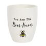 You Are The Bees Knees Ceramic Planter, thumbnail 2 of 2