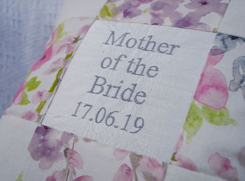 Mother Of The Bride Floral Cushion, 5 of 8
