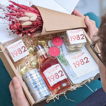 Personalised Special Year Gin And Spa Gift Box, 9 of 10