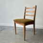Set Of Mid Century Schreiber Dining Chairs 1960s 70s, thumbnail 5 of 9