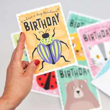 Birthday Card For Kids With Bug Design, 2 of 2