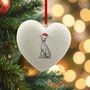 Whippet Ceramic Bauble, thumbnail 6 of 6