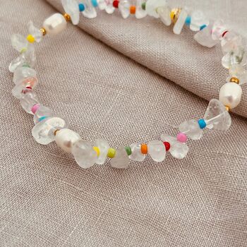 Heartsease Clear Quartz Bracelet, 2 of 4