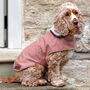 Luxury Sandstone Tweed Dog Coat, thumbnail 1 of 3