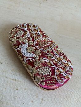 Pink Pearl Capsule Clutch, 6 of 11