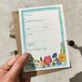 Whimsical Floral Garden Ready To Write Invitations, thumbnail 2 of 7