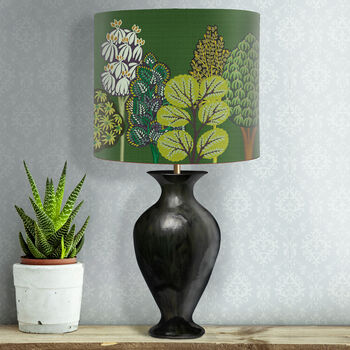 Serene Forest Greens Lampshade, 5 of 11