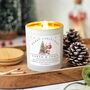 Merry Christmas Personalised Luxury Handmade Candle Gift Set, thumbnail 4 of 7