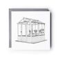 Greenhouse Garden – Hand Drawn Greeting Card Illustration, thumbnail 2 of 6
