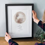 Personalised 'You Are My Sun, My Moon…' Moon Print, thumbnail 2 of 7