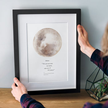 Personalised 'You Are My Sun, My Moon…' Moon Print, 2 of 7