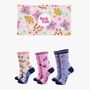 Swallows And Flowers Bamboo Socks Gift Set For Women, thumbnail 1 of 4