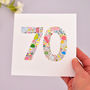 Girlie Things Special Milestone Birthday Card, thumbnail 3 of 9