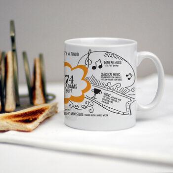 Personalised 1974 Mug For 50th Birthday Gift, 12 of 12