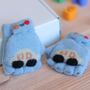 Toddler's Convertible Gloves With Mitten Caps – Soft Fleece Car Design, thumbnail 5 of 10
