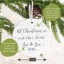 First Christmas In A New Home Personalised Decoration M, thumbnail 2 of 6
