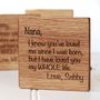 Personalised Letter To Mummy Or Nana Coaster, thumbnail 4 of 8