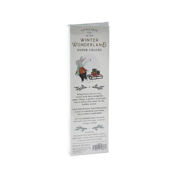 Pack Of 100 'Winter Wonderland' Paper Chains, 5 of 5