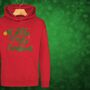 'Little Miss Christmas' Glittery Girls Christmas Jumper Hoodie, thumbnail 3 of 12