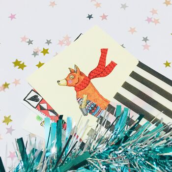 Animal Christmas Card Pack Pick 'N Mix, 6 of 8