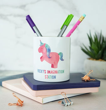 Personalised Unicorn Pencil Pot, 3 of 6