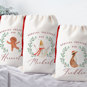 Personalised Christmas Santa Sack, 3 of 12