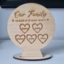 Personalised Our Family Tree With Heart Names, thumbnail 1 of 6