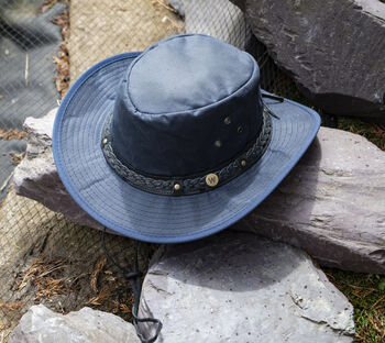 The Wilderness Waxed Cotton Hat Unisex Hats, 9 of 11